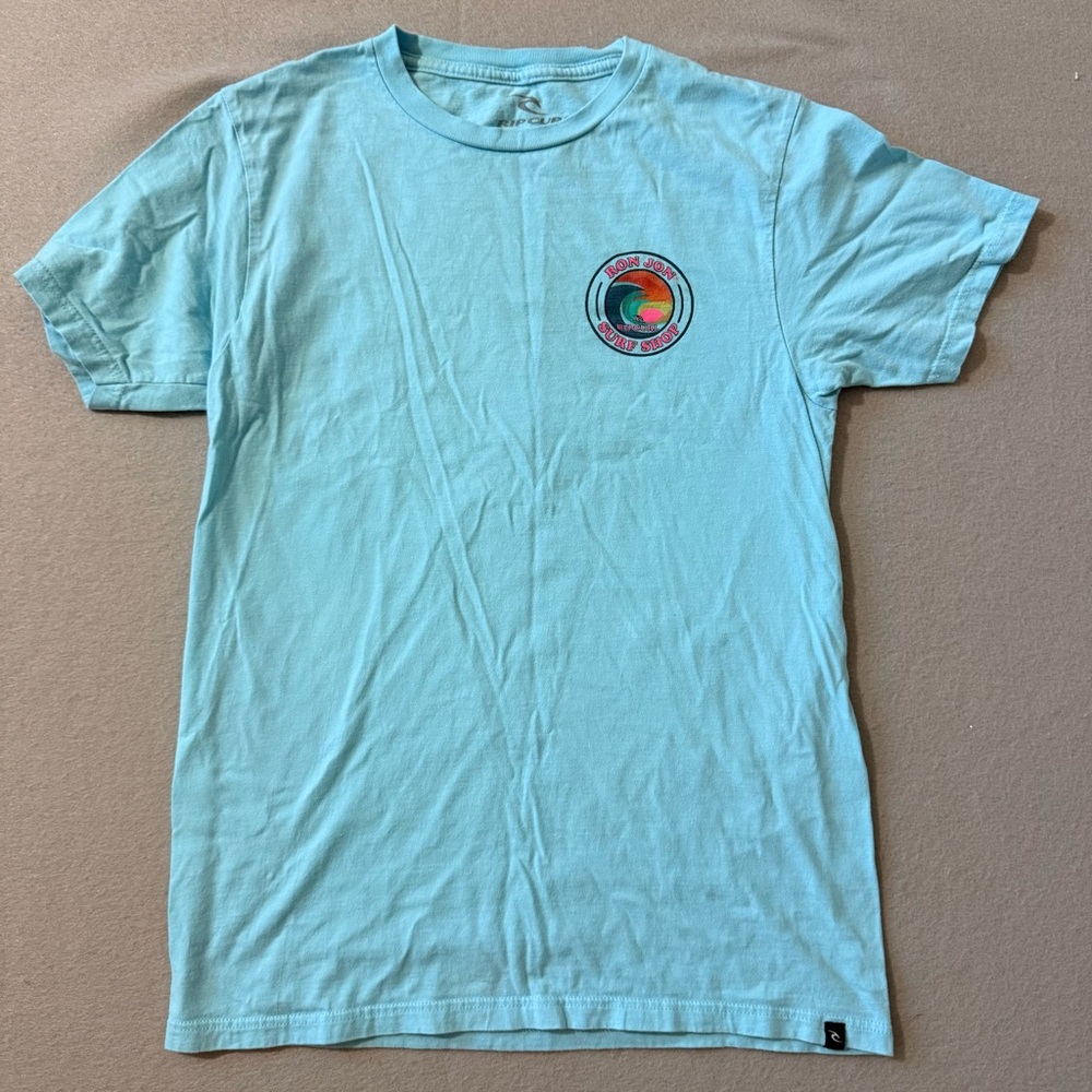 Ron Jon Surf Shop Rip Curl Aqua Graphic Tee